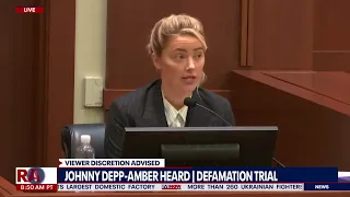 Amber Heard confronted with video of late-night visit from James Franco | LiveNOW from FOX