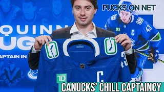 Canucks show some chill,  quietly name Quinn Hughes captain