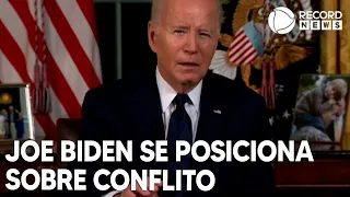 Joe Biden faz posicionamento sobre guerra entre Israel e Hamas