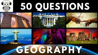 Geography Quiz Trivia #4 | Marina Bay Sands, White House, Stonehenge, Rio De Janeiro, Cave Formation