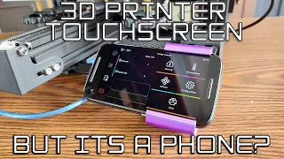 Use your old Android phone as a touchscreen for your 3D printer!