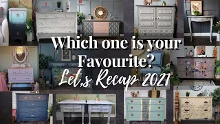 Furniture Flip 2021 | My Projects Highlights 2021| Quick Recap