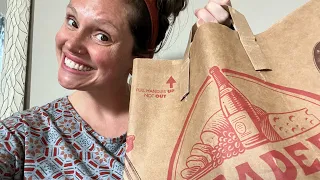 ASMR - Trader Joe’s Haul/Nose Ring Story Time - Soft Spoken Gum Chewing