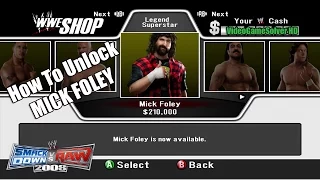 WWE SmackDown Vs. Raw 2008 [Xbox 360] • How to unlock MICK FOLEY