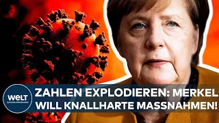 CORONA: Covid19-Zahlen explodieren! Jetzt kündigt Kanzlerin Merkel harte Maßnahmen an I EILMELDUNG