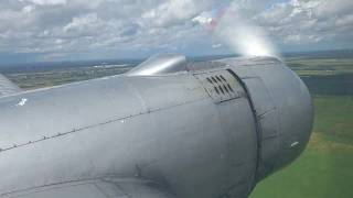 Takeoff from Krechevitsy Airport in an Il-14 (flight #3)