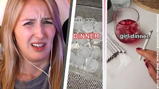 Eiswürfel zum Abendessen? Der Girl Dinner Trend ist wild...