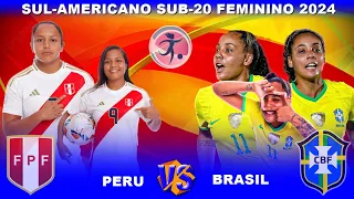 BRASIL X PERU | 5ª RODADA | CONMEBOL FEMININA SUB-20 2024 | BRASIL DECACAMPEÃO
