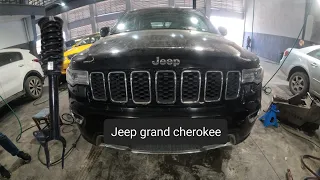 полная замена стоек... jeep grand cherokee 2019 ...#jeepgrandcherokee 2011 - 2020#подвеска