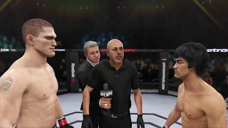 Todd Duffee vs. Bruce Lee (EA sports UFC 3) - CPU vs. CPU - Crazy UFC 👊🤪