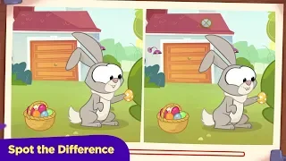 Spot the Difference - Om Nom Stories: Easter Bunny