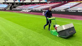 Dennis G860 at The London Stadium | Football Pitch Maintenance