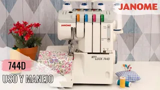 Curso Uso y Manejo Máquina Overlock Janome My Lock 744D