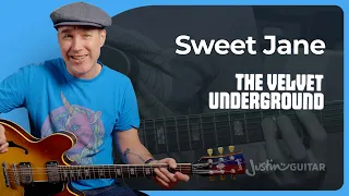 Sweet Jane by Velvet Underground | Guitar Lesson