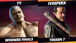 Glitch Infinite Winners Finals - ty (Bryan) Vs. iVesperX (Bob, Negan) Tekken 7