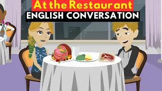 At the Restaurant English Conversation I Practice Daily English