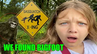 WE FOUND BIGFOOT in THE WOODS! Aubrey and Caleb search for the mysterious noise! Is It Sasquatch?