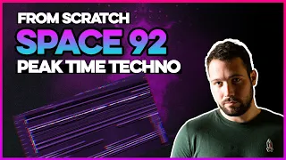 Making SPACE 92 Inspired Peak Time Techno Track | #flstudiotutorial