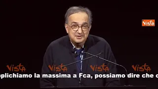 Le parole di Sergio Marchionne alla sua ultima conferenza