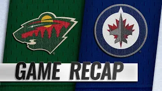 Wild rally late to down Jets, 3-2