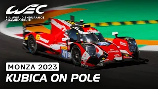 Robert Kubica on pole at Monza! I 2023 6 Hours of Monza I FIA WEC