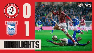 Narrow defeat at Ashton Gate | Bristol City 0-1 Ipswich Town | Highlights