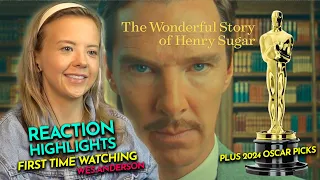 OSCAR PICKS and Amelia reacts to THE WONDERFUL STORY OF HENRY SUGAR (2023) FIRST WES ANDERSON MOVIE!