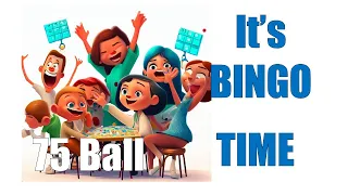 It's BINGO TIME!  75 Ball bingo caller