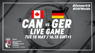 Canada - Germany | Full Game | 2018 IIHF Ice Hockey World Championship