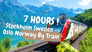 I spent 7 Hours on a Train | Stockholm Sweden To Oslo Norway by Train