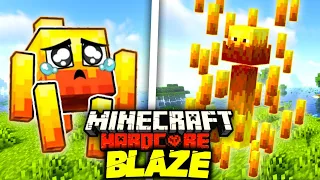 I Survived 100 Days As A Blaze | Hardcore Minecraft