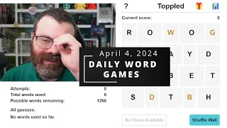 Toppled and other daily games! - April 4, 2024