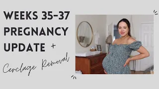 35-37 Week Pregnancy Update | Cerclage Removal