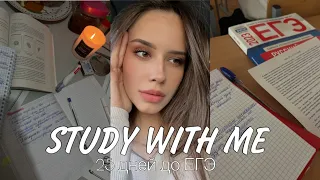 учись со мной // Study with me 🤍 до ЕГЭ 25 дней ✅  готовлюсь к химии и биологии 🧪🧬