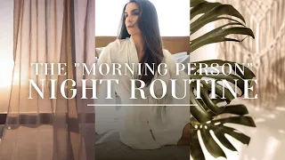 BECOME A MORNING PERSON WITH THIS NIGHT ROUTINE | 9 tips for an early & productive following day