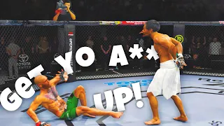 The Professor EMBARRASSES 2 Trash Talkers And Makes Them RAGE QUIT🤣 | UFC 4