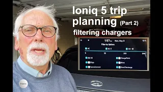 Ioniq 5 trip planning (part 2) Filtering chargers for navigation