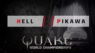 Quake - Hell vs. Pikawa [1v1] - Quake World Championships - Ro16 EU Qualifier #3