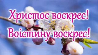 Зі Святом Великодня!  ПРИВІТАННЯ З ПАСХОЮ! Христос Воскрес! Відео листівка 2020