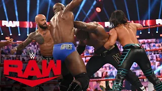 Mustafa Ali, Apollo Crews & Ricochet vs. The Hurt Business: Raw, Sept. 28, 2020