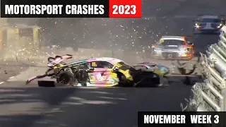 Motorsport Crashes 2023 November Week 3