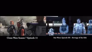 Comparison - Clone Wars and Revenge of the Sith