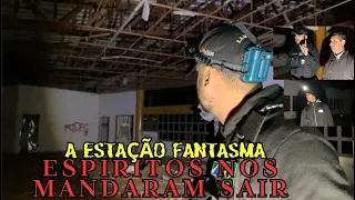 ESPÍRITOS RAIVOSOS NOS MANDARAM SAIR, A ESTAÇÃO FANTASMA CG.  #terror #caçadoresdelenda #fantasmas