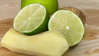 Drink 1 Cup Before bed for 7 Nights and your belly fat will Melt Completely ! Key lime and ginger!