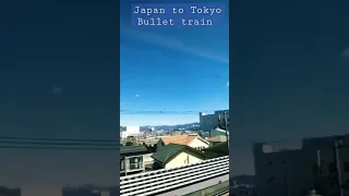 Bullet train only in Japan passing full speed #short