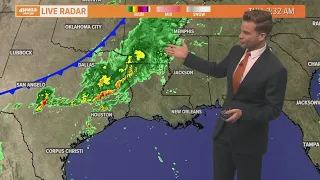 Weather: A few showers tonight ahead of cold front