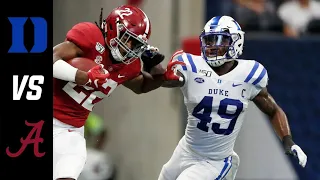 Duke vs Alabama Football Highlights || Week 1 || 2019