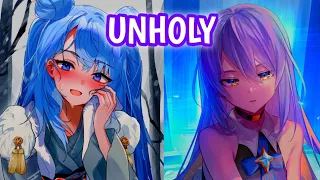 KOBO KANAERU X MOONA HOSHINOVA - UNHOLY #kobo_kanaeru #moonahoshinova #holoid #hololive #unholycover