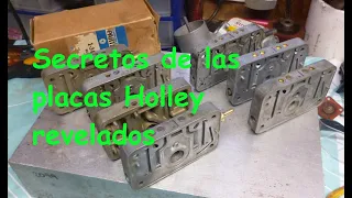 Todo lo que hay que saber para regular y tunear placas de carburador Holley 2 y 4 bocas.