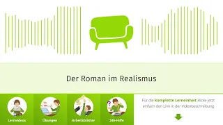 Der Roman im Realismus einfach erklärt | sofatutor